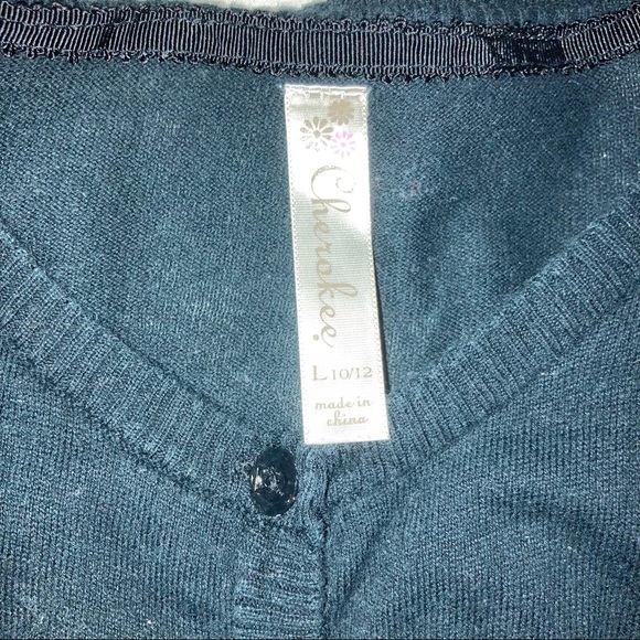 Cherokee Black Crop Cardigan - Picture 9 of 11